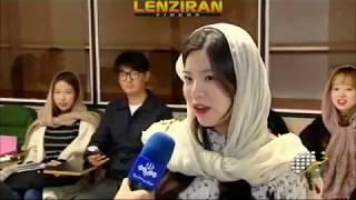 Foreigner women came to Iran to learn farsi language