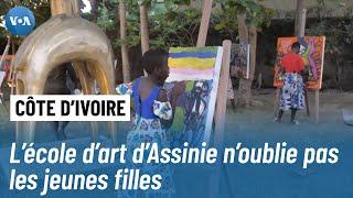 Côte d’Ivoire : une école d’art pour former les jeunes filles à Assinie