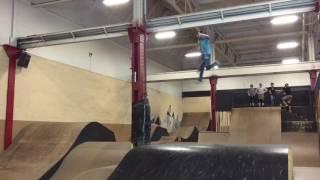 *slomo* ALMOST LANDED!: whip rewind double heel kickless