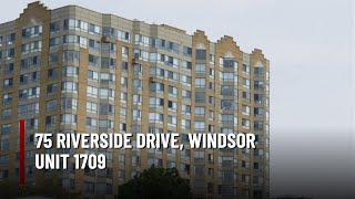 Waterfront Luxury: Exclusive Tour of Riverside Condo in Windsor | 75 Riverside Drive, Unit 1709