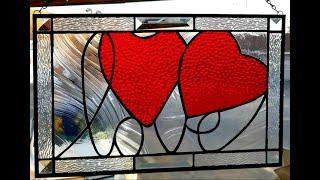 Beginning Stained Glass - Inside Cut Tips - 8 Hearts and Take-Home Kit