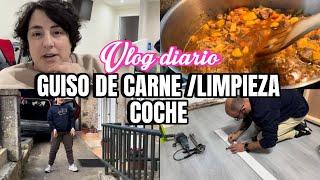 GUISO de carne ASPIRAN el coche  ORDEN del CANAPÉ ️/vlog diario