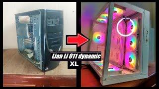 Custom Pc Case Lian Li O11 Dynamic XL Full  White RGB MODDING  | Моддинг кейса