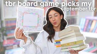 tbr board game picks my september tbr