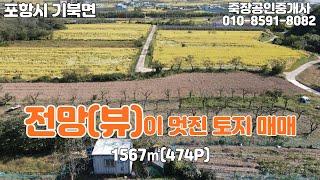 포항시 기북면 부동산매매 - 전망(뷰) 좋은 토지 매매