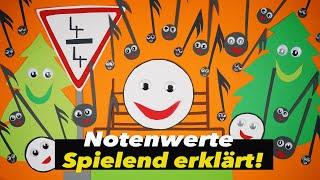 Spielend Notenwerte lernen - für Kinder leicht erklärt - Musik für Kids - Online Musikunterricht