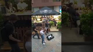 @Davidbaymusic at Orbeliani square in Tbilisi #violin #violinist #violincover
