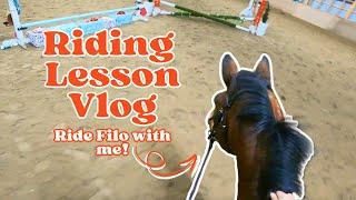 COME HORSE RIDING WITH ME! | Horse Riding Vlog GoPro