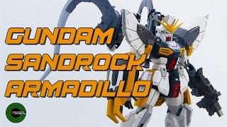 GUNPLA CUSTOM BUILD | HG 1/144 Gundam Sandrock Armadillo | Cervantes Calibur