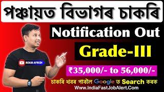 PNRD Assam Recruitment 2024 - Notification Out || Assam Government Jobs || Assam Job Vacancy