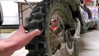 CRF 250L   Dunlop D606 2K Mile Review