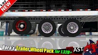 ATS (1.32b) | tuning mod "Bora's Trailer Wheel Pack for 1.32" - review