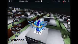 This Roblox game shows you every Roblox player in existence