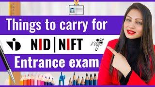 Complete Stationery List for NID/NIFT  Exam | Things to carry for NIFT & NID Entrance Exam