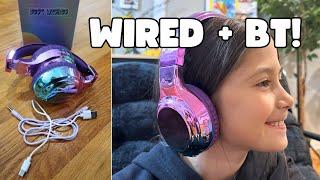 QearFun BT + Wired Kids Headphones | Full Demo + Review