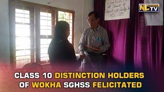 GOVT. HIGHER SECONDARY SCHOOL SUNGRO WOKHA FELICITATES THE DISTINCTION HOLDERS OF HSLC 2023