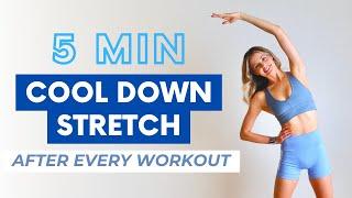 SIMPLE 5 MIN COOL DOWN | Do this after every workout!