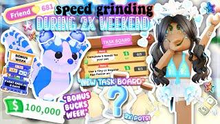 GRINDING DURING 2X WEEKEND! | *BONUS BUCKS WEEK*️