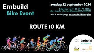 Embuild Bike Event 2024 - route 10 km