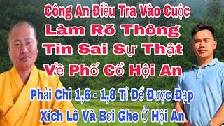 Công An Điều Tra Vào Cuộc Làm Rõ Thông Tin Phải Chi 1,6---1,8 Tỉ Để Đạp Xích Lô Và Bơi Ghe Ở Hội An