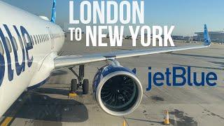 London to New York with JetBlue | The Economy Experience | A321 LHR - JFK