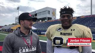 Post-Game Interview with Team Manitoba Defensive MVP Jordan Friesen