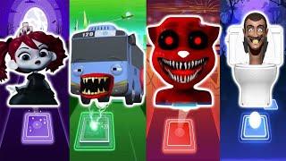 TILES HOP EDM RUSH WEDNESDAY POPPY PLAYTIME VS TAYO EXE VS TALKING JUAN VS SKIBIDI TOILET