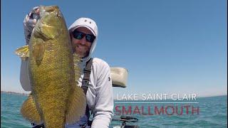 How to fish for Lake ST. CLAIR SMALLMOUTH in Spring.