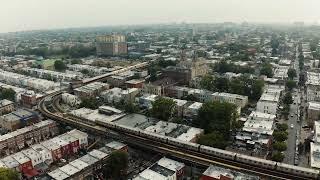 East New York - Know York City - NYC Drone Footage Train Subway