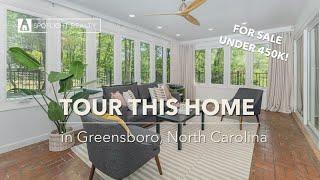 NC HOMES FOR SALE | GREENSBORO, NC VIRTUAL HOME TOUR | 3504 Greenwood Terrace | Durham Realtors