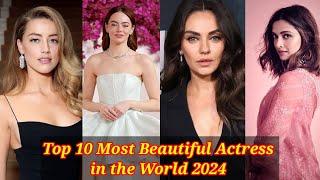 Top 10 Most Beautiful Actress in the World(2024) Top Beautiful Actress in world #bollywood #youtube