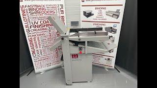 Morgana DocuFold Pro is a fully automatic paper folding machine