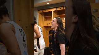  Locker room after Indiana Fever win vs Chicago Sky | WNBA women's basketball #shorts Caitlin Clark