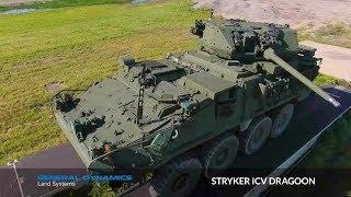 General Dynamics Land Systems - Stryker ICV Dragoon 30mm 8X8 Armoured Vehicle [480p]