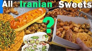 همه شیرینی های ایرانی شگفت انگیز در 1 ویدیو