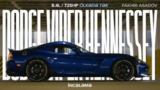 Dodge Viper HENNESSEY incələməsi |  8.4L / 725HP | Ölkədə Tək