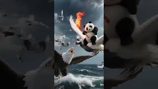 Brave Panda: The Hero Who Saved a Baby from the Evil Eagle"|#panda #baby #bravepanda