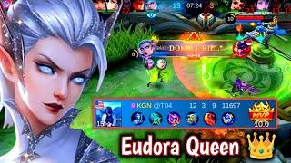 Eudora Vs The Top Tier : Who will Claim Victory in this Mage Showdown? Eudora Gameplay Mlbb