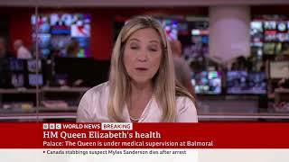 BBC World News joins BBC News - The Queens Health, 08.09.2022