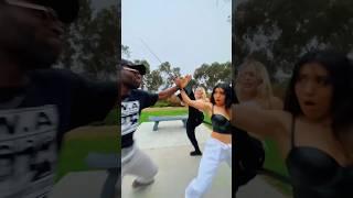 Mortal Kombat IRL! Swirv (me) vs Kiana & Lei ️🪭  #fight #shorts