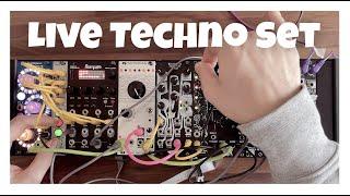 Live EURORACK MODULAR SYNTH TECHNO | Tiny Case