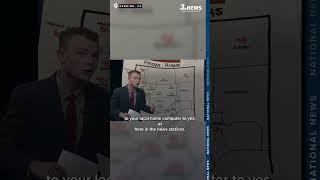California weatherman hand draws the morning report amidst outages