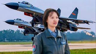 重型殲擊機！中國空軍女飛首次完成單飛/Heavy fighter! Chinese Air Force female pilot completes first solo flight