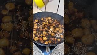 소시지메추리짜장볶이