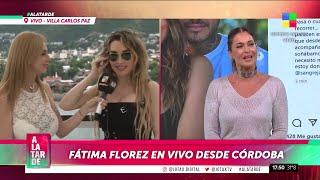  FÁTIMA FLOREZ A CORAZÓN ABIERTO desde Carlos Paz: "Soy muy reservada con mi vida privada"