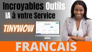 Incroyables Outils IA à votre Service : TinyWow