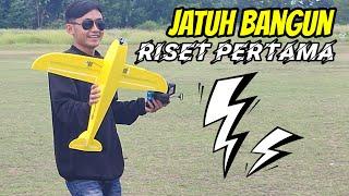  TERBANG PESAWAT RC PYLON RISET PERTAMA SAMPAI SEPERTI INI