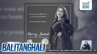 Isa sa mga vocalist ng bandang Aegis na si Mercy Sunot, pumanaw dahil sa cancer | Balitanghali