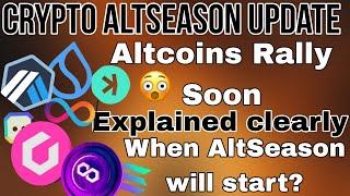 Altcoins Rally Update | AltSeason Starting Soon? When | Cryptos pump ? Crypto Squad Telugu 2.0