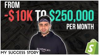 From $10,000 In Debt To Making $250K/Month Online At 22 | My Success Story